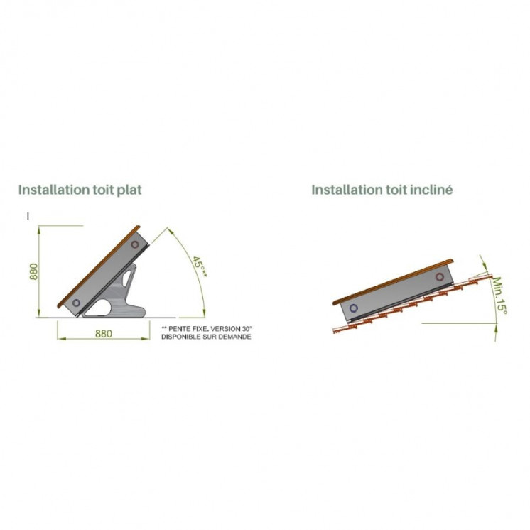 Chauffe-Eau Solaire - Ennio - Aluminium