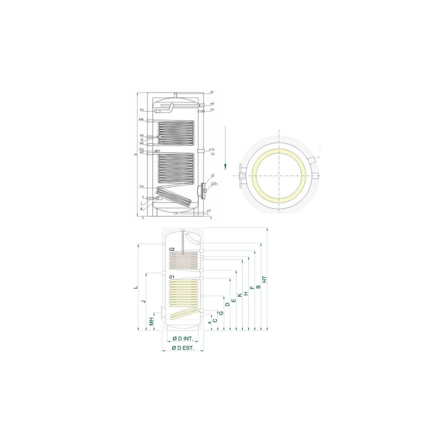 Chauffe-Eau Solaire Individuel - 200L